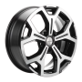 Легковой диск Khomen Wheels KHW1710 6,5x17 5x108 ET50 63,3 Black-FP